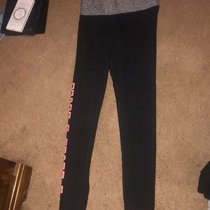 PINK leggings (go to ankles)